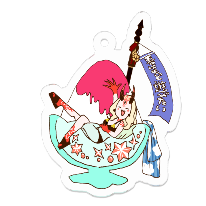 アクリルキーホルダー - 50 x 50 (mm)