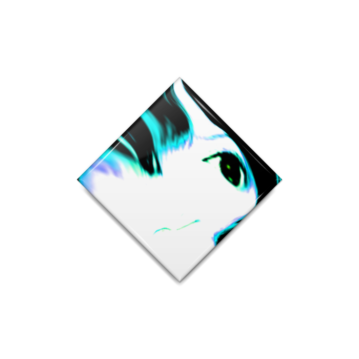 缶バッジ - ひし形40mm