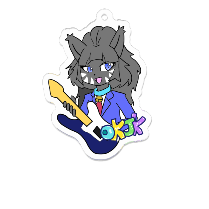 善哉ちゃんアクリルキーホルダー 音ケモ部 Booth