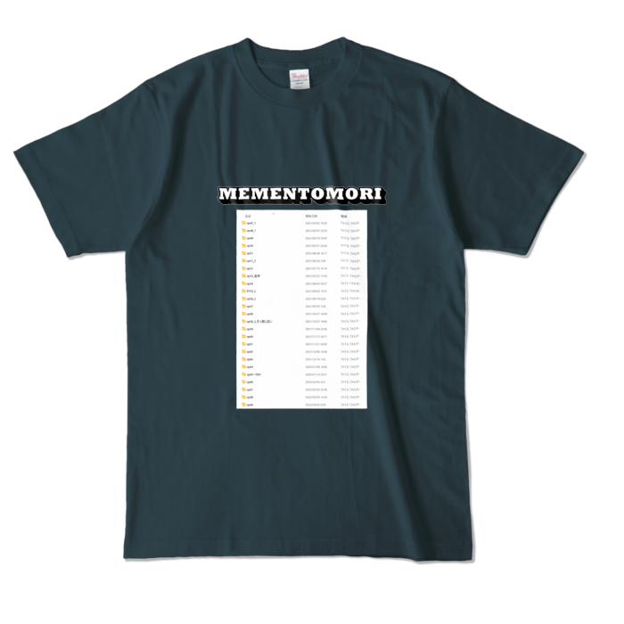 カラーTシャツ - L - デニム (濃色)