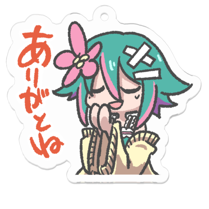 アクリルキーホルダー - 50 x 50 (mm)