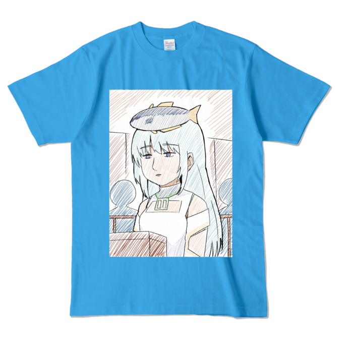 カラーTシャツ - L - ターコイズ (濃色)