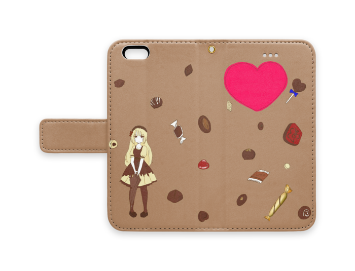 手帳型iPhoneケース - iPhone 6 / 6s - ストラップ穴 あり