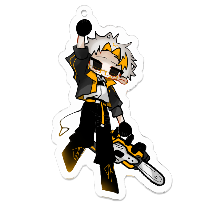 アクリルキーホルダー - 70 x 70 (mm)