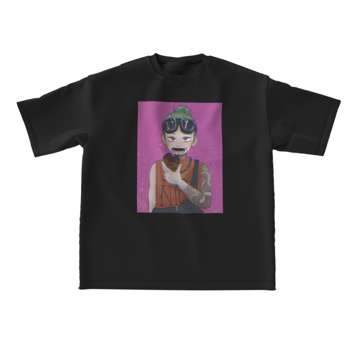 ビッグシルエットTシャツ - L - 正面