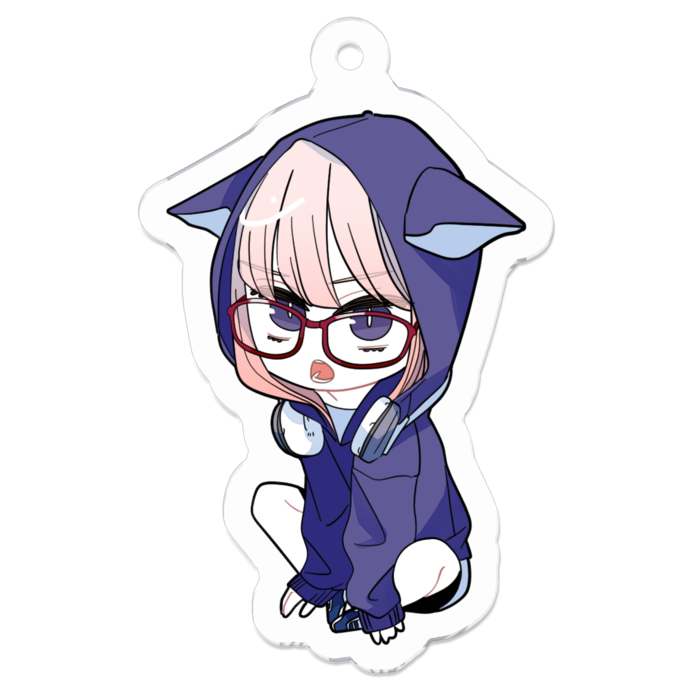 アクリルキーホルダー - 50 x 50 (mm)