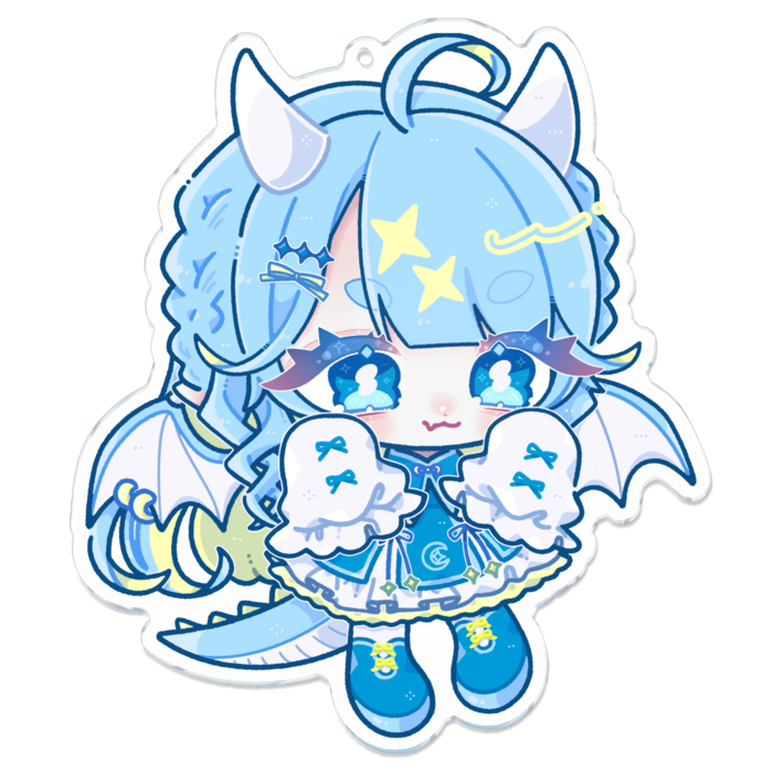 アクリルキーホルダー - 100 x 100 (mm)