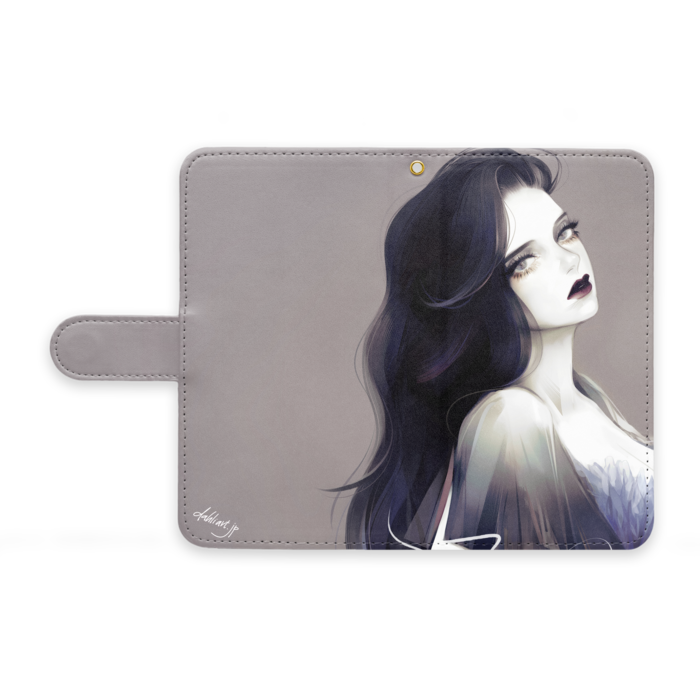 手帳型Androidケース - M - ストラップ穴 あり