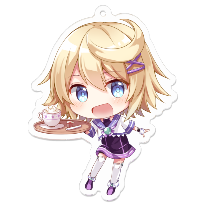 アクリルキーホルダー（コーティング） - 70 x 70 (mm)