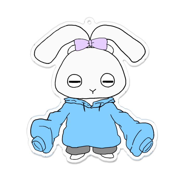 アクリルキーホルダー（コーティング） - 100 x 100 (mm)