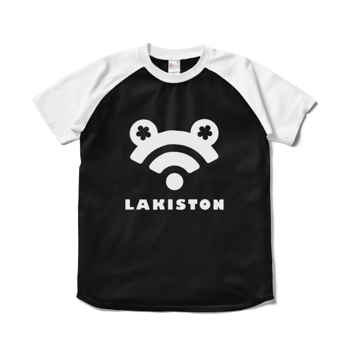 ラグランTシャツ - S - ブラック×ホワイト