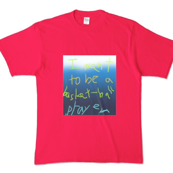 カラーTシャツ - XL - ホットピンク (濃色)(1)