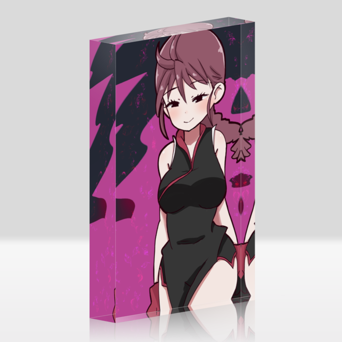 アクリルブロック ホワイト- 100x148mm