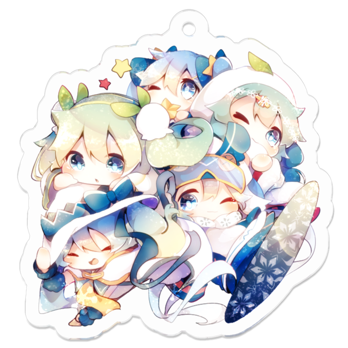 アクリルキーホルダー - 50 x 50 (mm)
