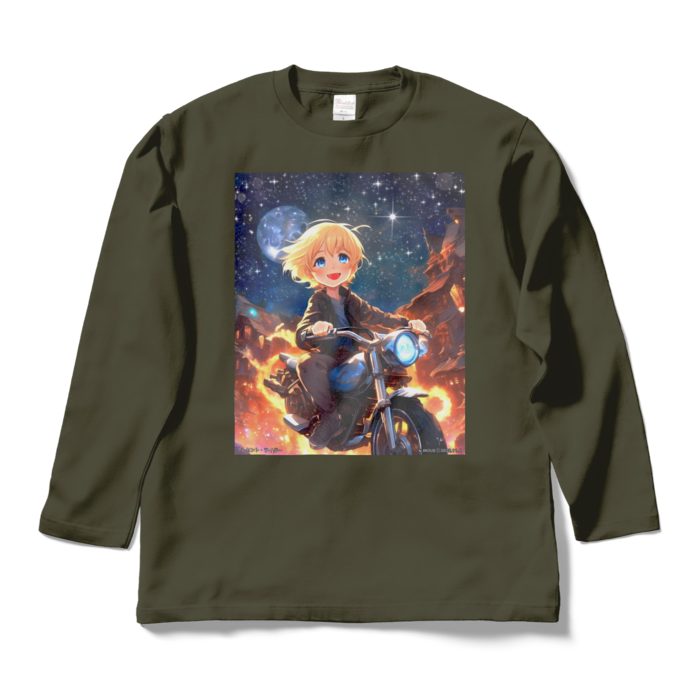 ロングスリーブTシャツ - L - アーミーグリーン