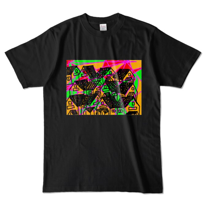 カラーTシャツ - L - ブラック (濃色)