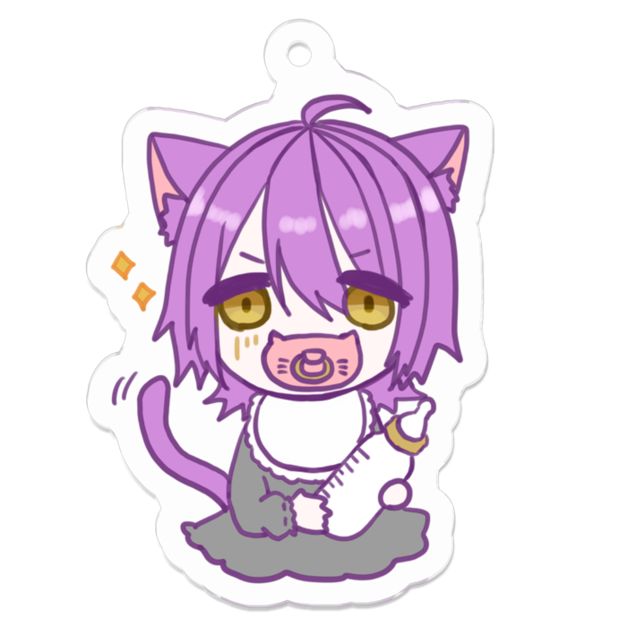 アクリルキーホルダー - 50 x 50 (mm)