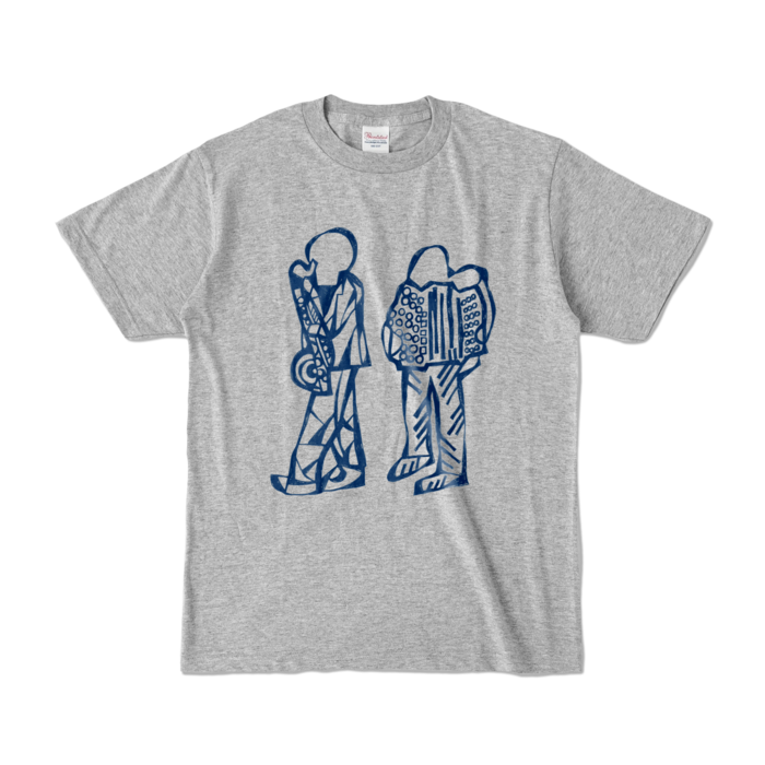 カラーTシャツ - S - 杢グレー (濃色)