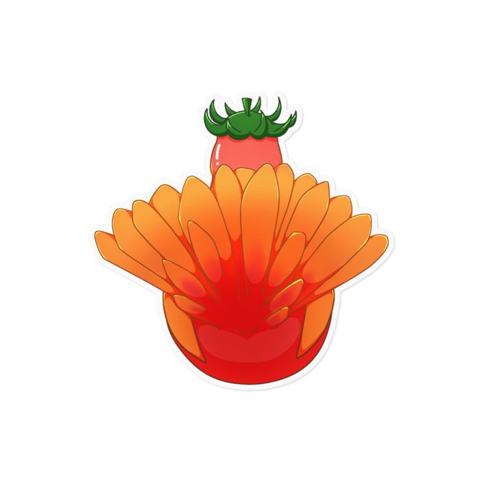 後ろ姿ステッカー - 160 x 160 (mm)