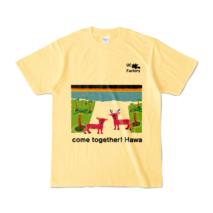 カラーTシャツ - S - ライトイエロー (淡色)