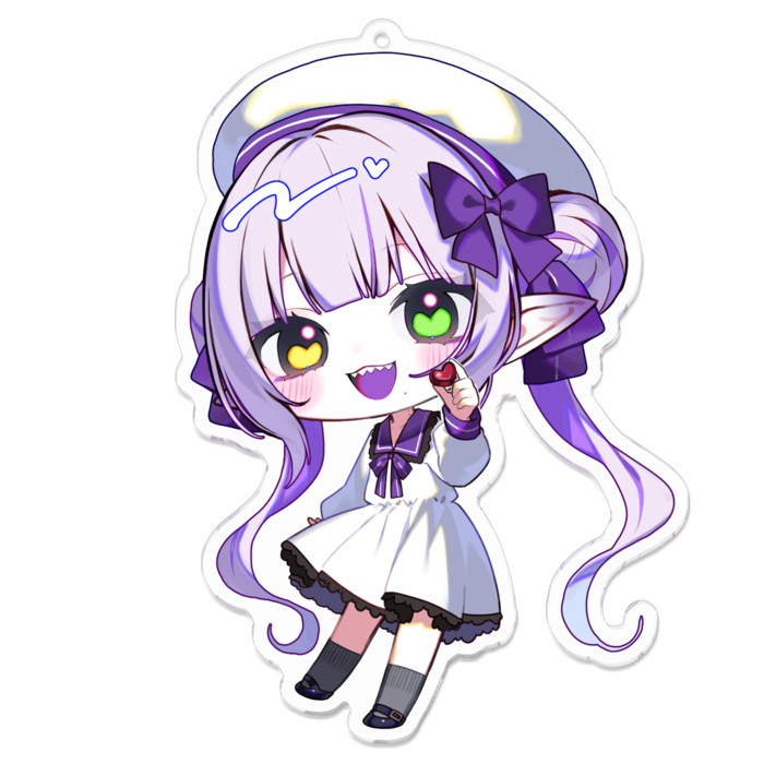 アクリルキーホルダー（コーティング） - 100 x 100 (mm)