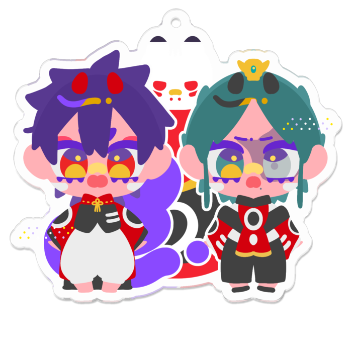 アクリルキーホルダー - 70 x 70 (mm)