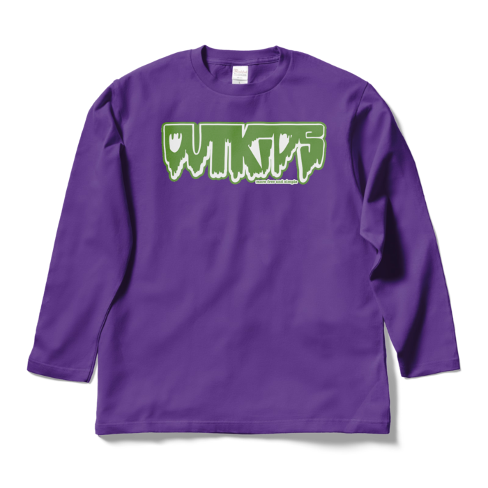 ロングスリーブTシャツ - L - パープル