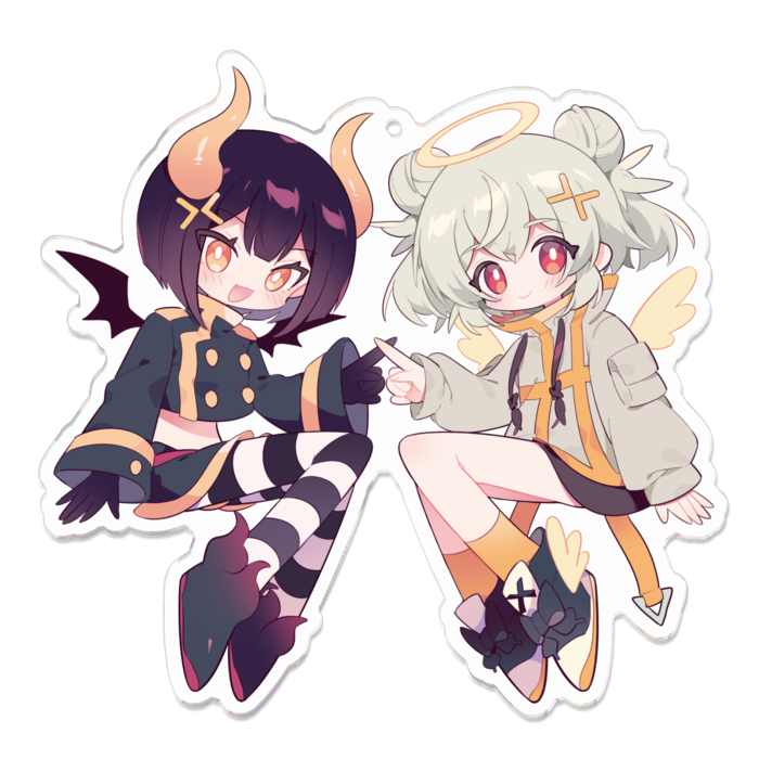 アクリルキーホルダー - 100 x 100 (mm)