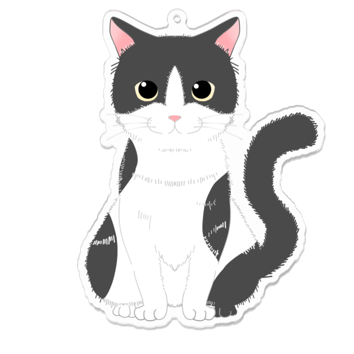 アクリルキーホルダー(コーティング) - 100 x 100 (mm)