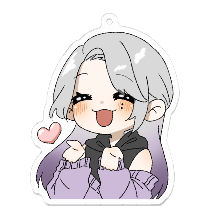 アクリルキーホルダー - 70 x 70 (mm)