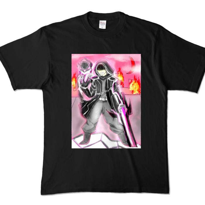 カラーTシャツ - XL - ブラック (濃色)