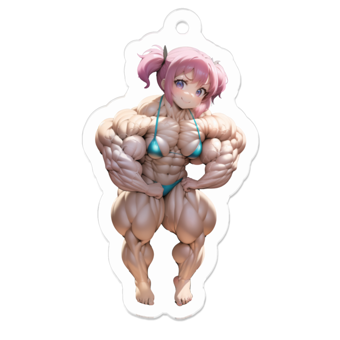 アクリルキーホルダー - 50 x 50 (mm)