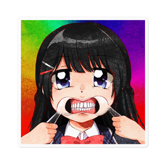 ステッカー - 100 x 100 (mm)