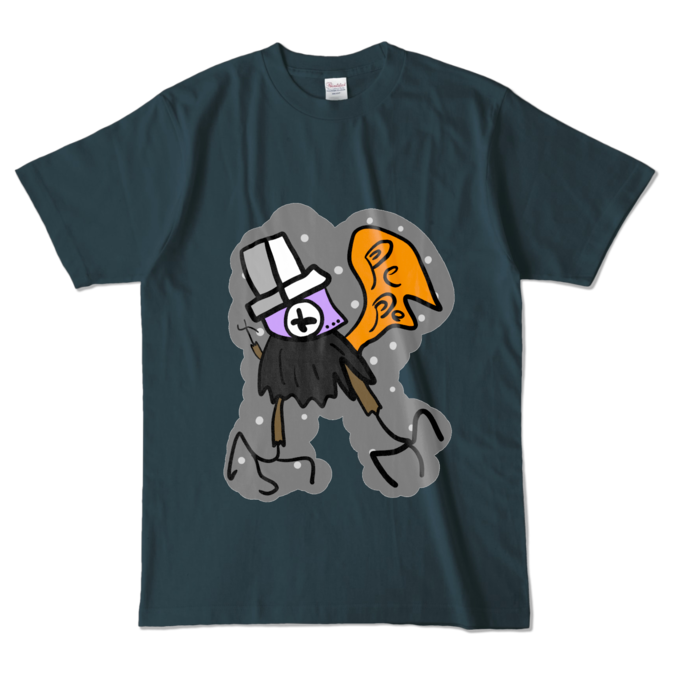 カラーTシャツ - L - デニム (濃色)