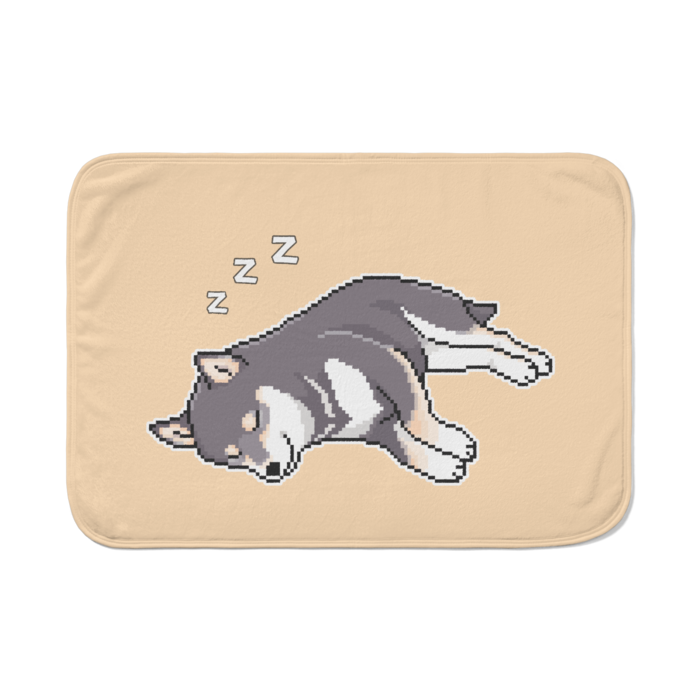 [イエロー] 柴犬ブランケット - 700 x 1000 (mm)/[Yellow] Shiba Inu Blanket