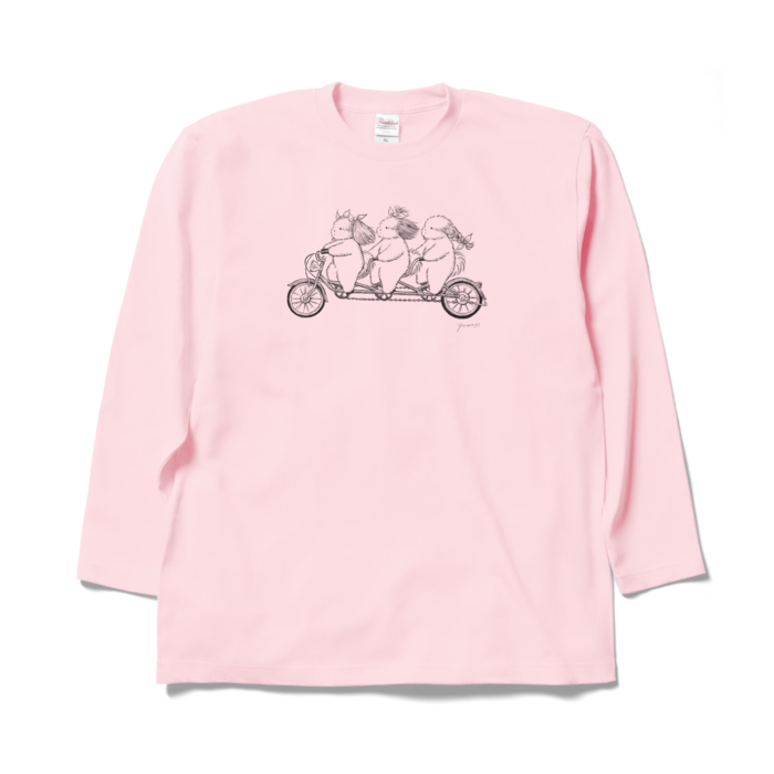 ロングスリーブTシャツ - XL - ライトピンク/Long Sleeve T-Shirt light pinku(XL)
