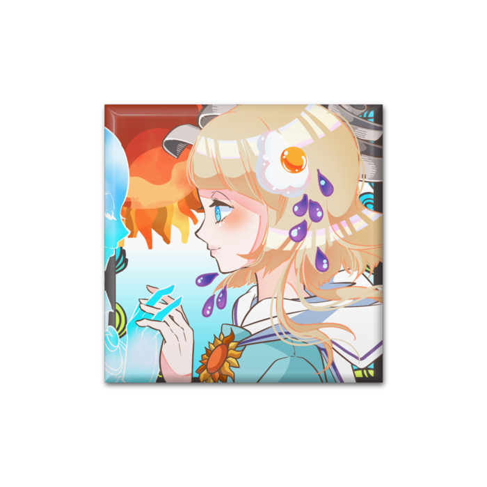 缶バッジ - 四角形40mm