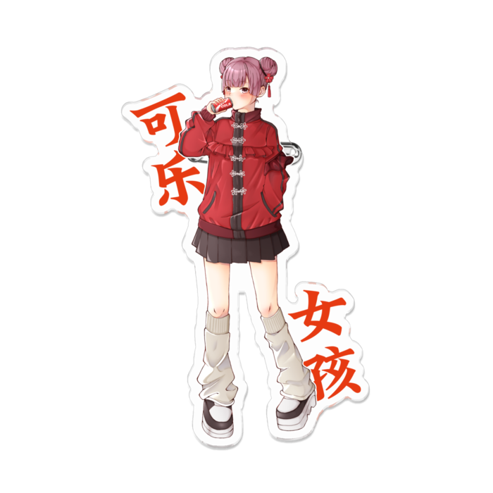 アクリルバッジ - 100 x 100 (mm)