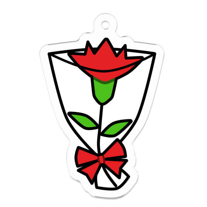 アクリルキーホルダー - 50 x 50 (mm)