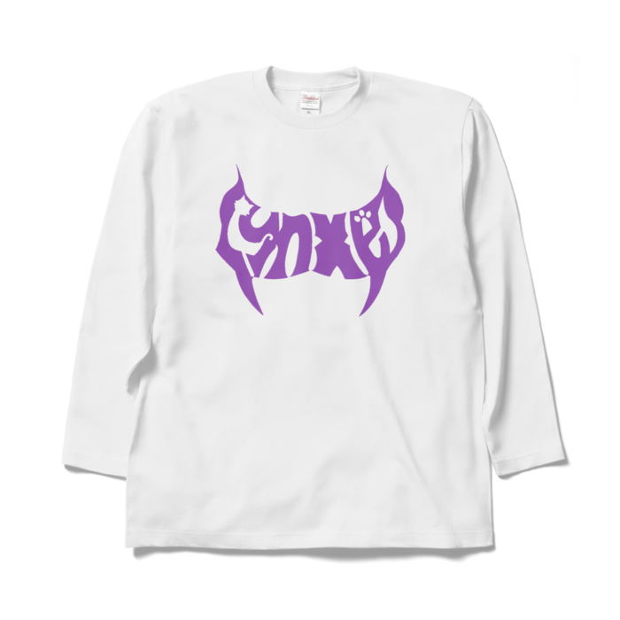 - XL - ホワイト（紫文字）