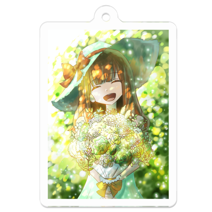 アクリルキーホルダー - 50 x 50 (mm)