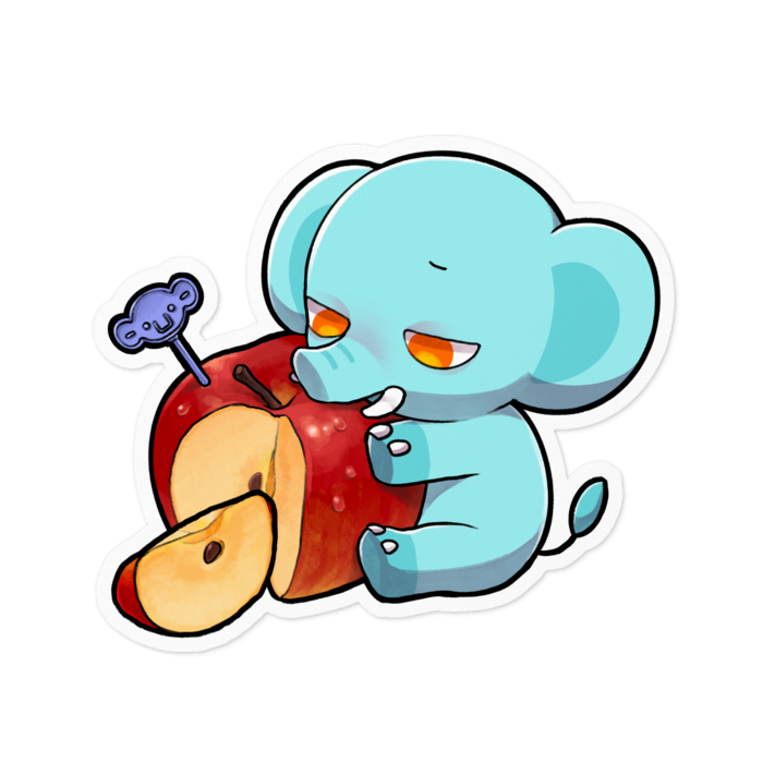 ステッカー - 100 x 100 (mm)