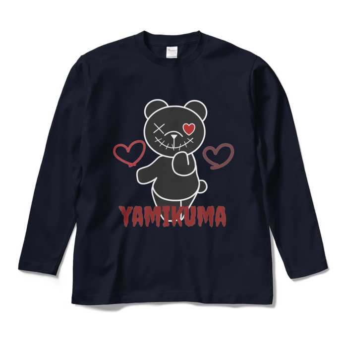 病みクマちゃん ロングスリーブtシャツ Illustrator Takanashiharuka Booth