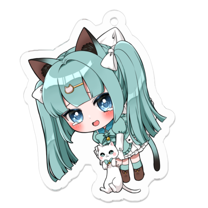 アクリルキーホルダー - 50 x 50 (mm)