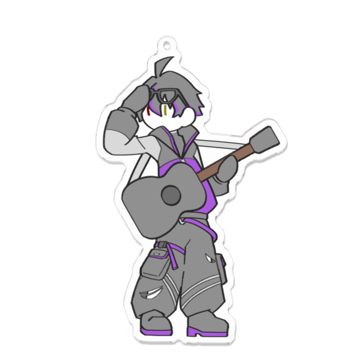 アクリルキーホルダー - 100 x 100 (mm)