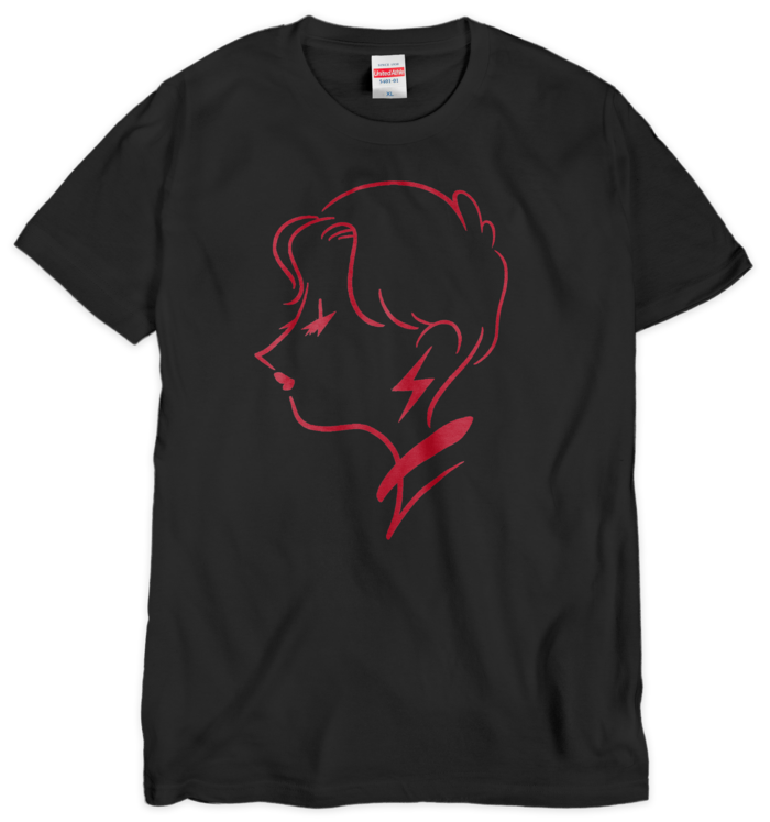 RAITA MAMA シルクスクリーンTシャツ - XL - ブラック