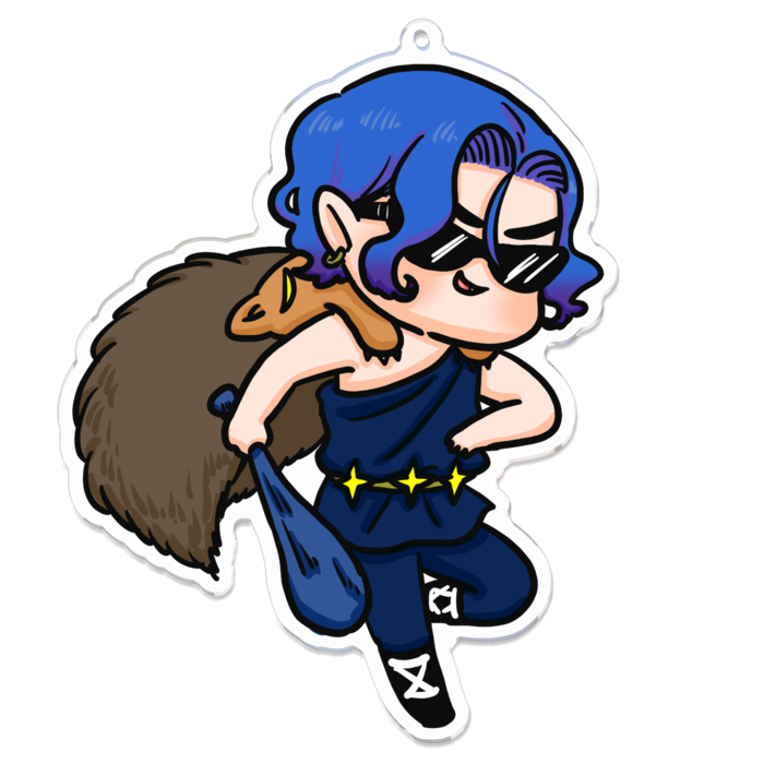 アクリルキーホルダー - 100 x 100 (mm)