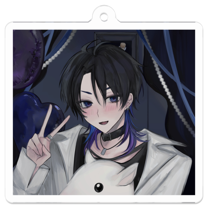 アクリルキーホルダー - 50 x 50 (mm)