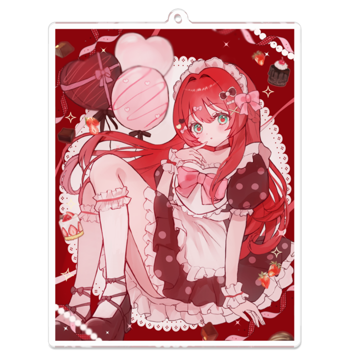 アクリルキーホルダー - 100 x 100 (mm)