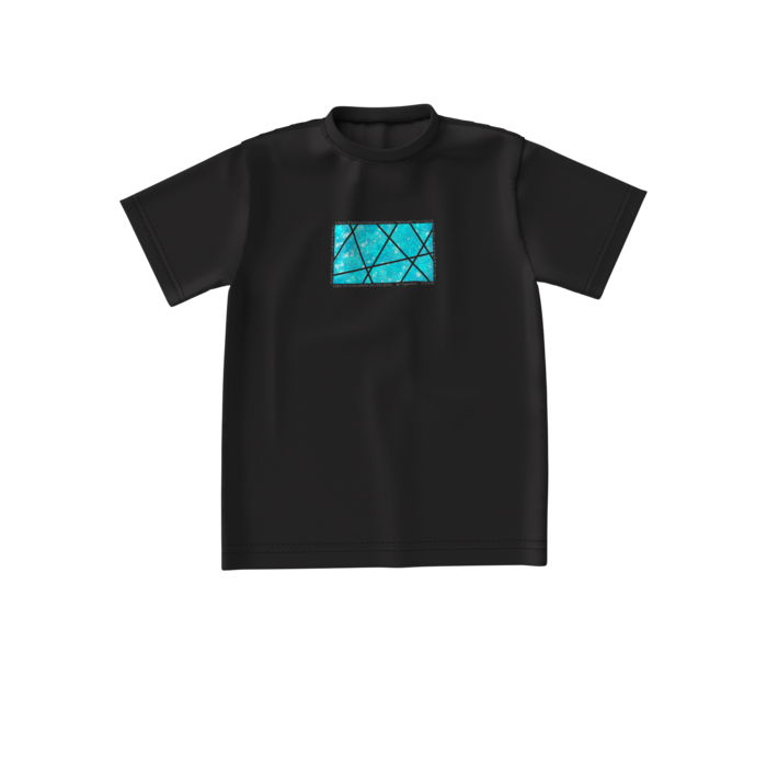 ビッグシルエットTシャツ - S - 正面(1)（黒）